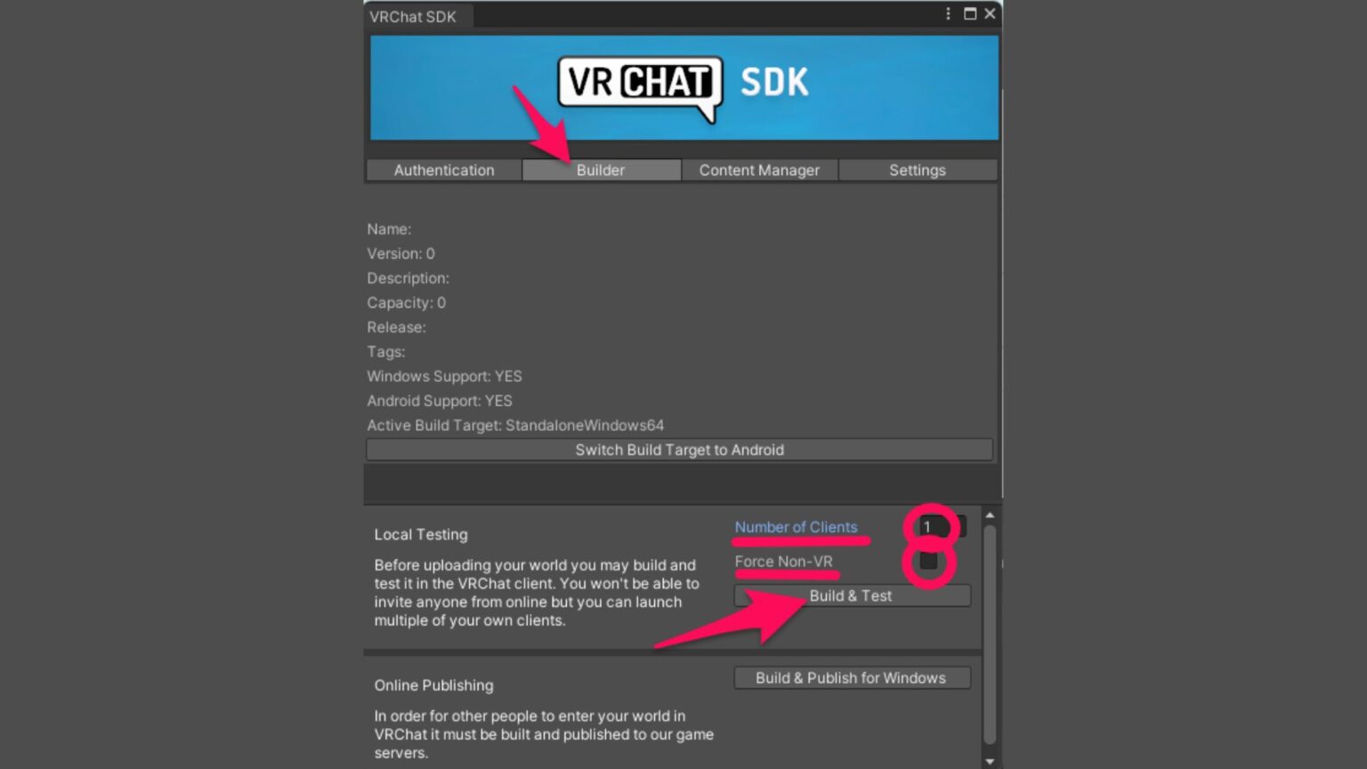 【Unity/VRChat】自作の VRChat のワールドを Meta Quest でテストプレイする方法